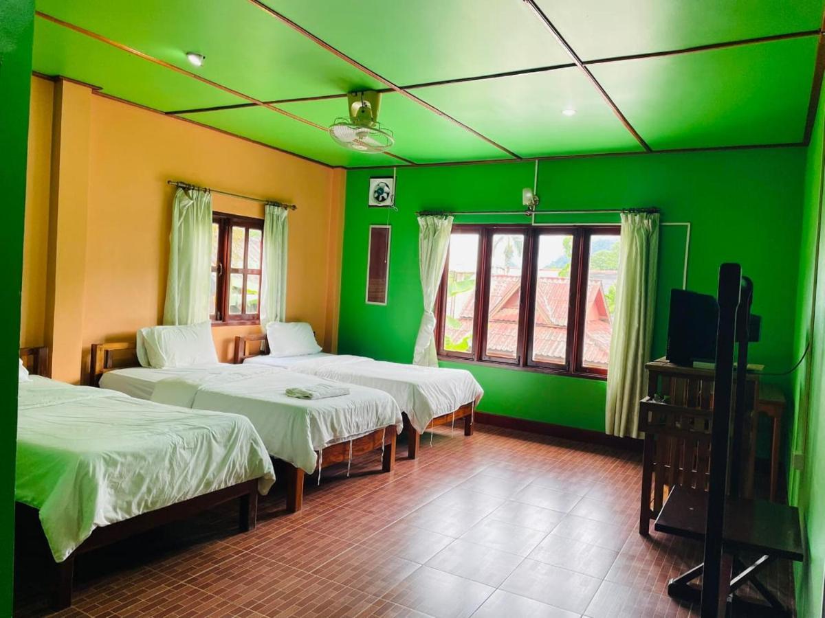 Bungalows Le Jardin Vangvieng Vang Vieng Luaran gambar