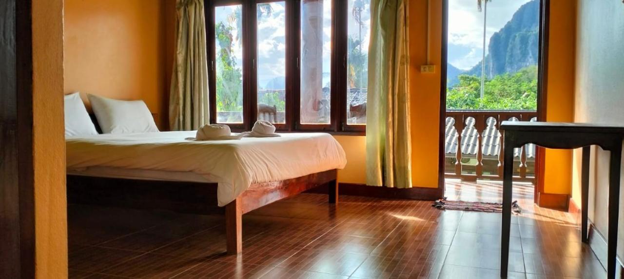 Bungalows Le Jardin Vangvieng Vang Vieng Luaran gambar