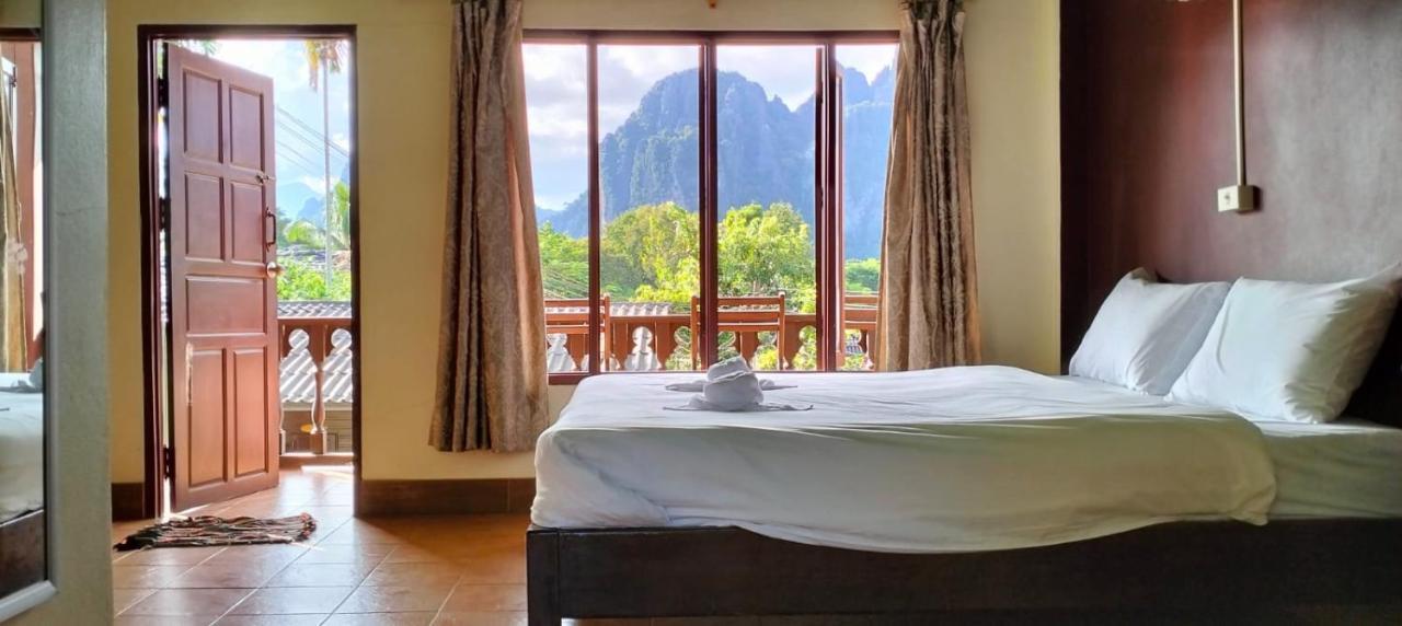 Bungalows Le Jardin Vangvieng Vang Vieng Luaran gambar