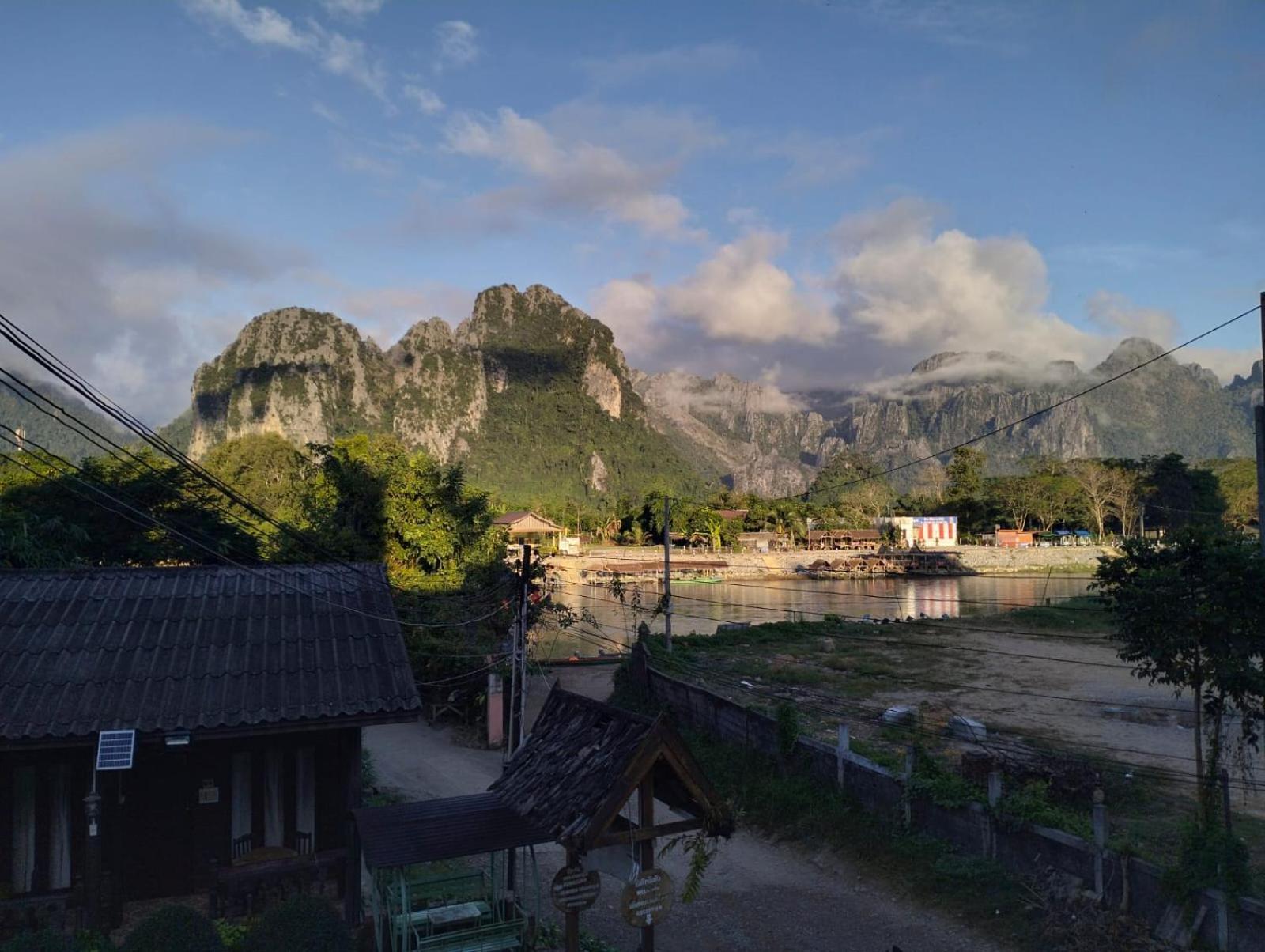 Bungalows Le Jardin Vangvieng Vang Vieng Luaran gambar