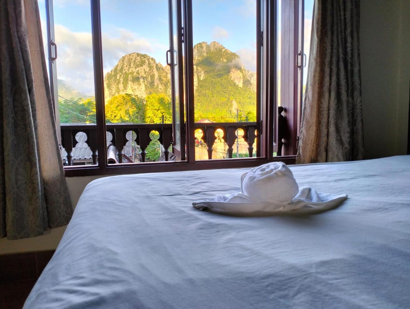 Bungalows Le Jardin Vangvieng Vang Vieng Luaran gambar