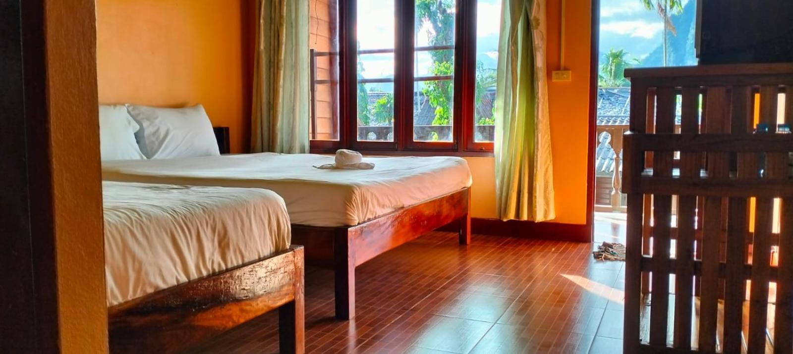 Bungalows Le Jardin Vangvieng Vang Vieng Luaran gambar