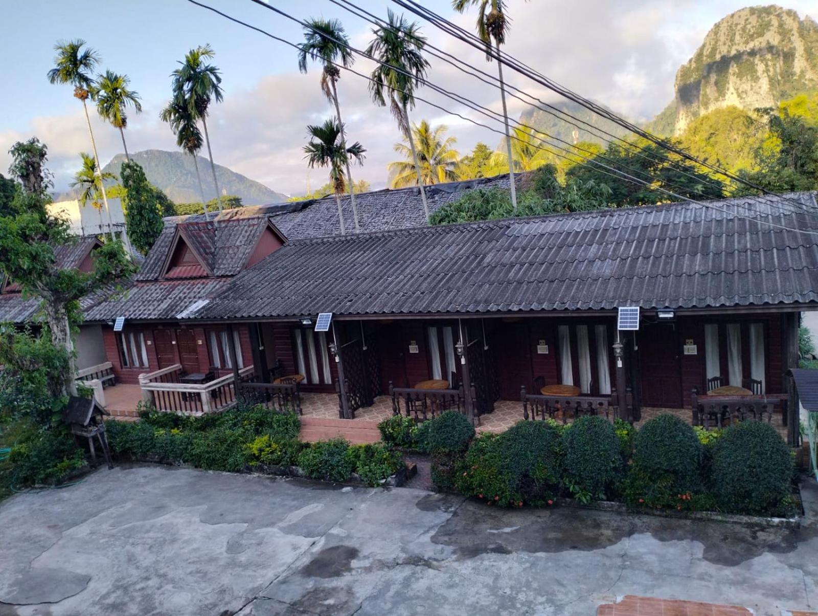 Bungalows Le Jardin Vangvieng Vang Vieng Luaran gambar